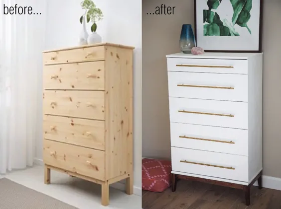 IKEA Tarva Dresser Hack، Round II | نخل تا کاج