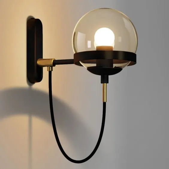 چراغ دیواری چراغ صنعتی Sconce Fixture Retro Light Industrial | اتسی