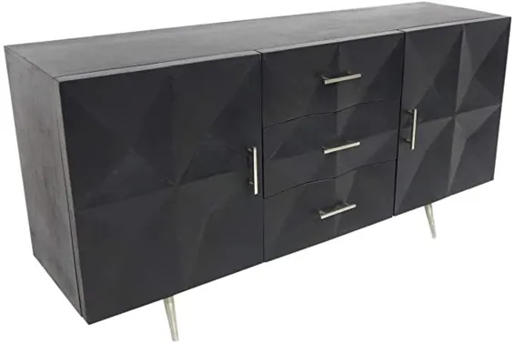 Porter Designs Treviso 3DWR Sideboard، Black