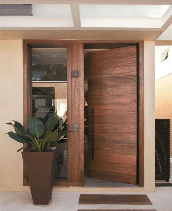 درهای چوبی جلویی چشمگیر برای خانه بهترین 25 ایده مدرن درب چوبی روی پین ... - به وبلاگ خوش آمدید