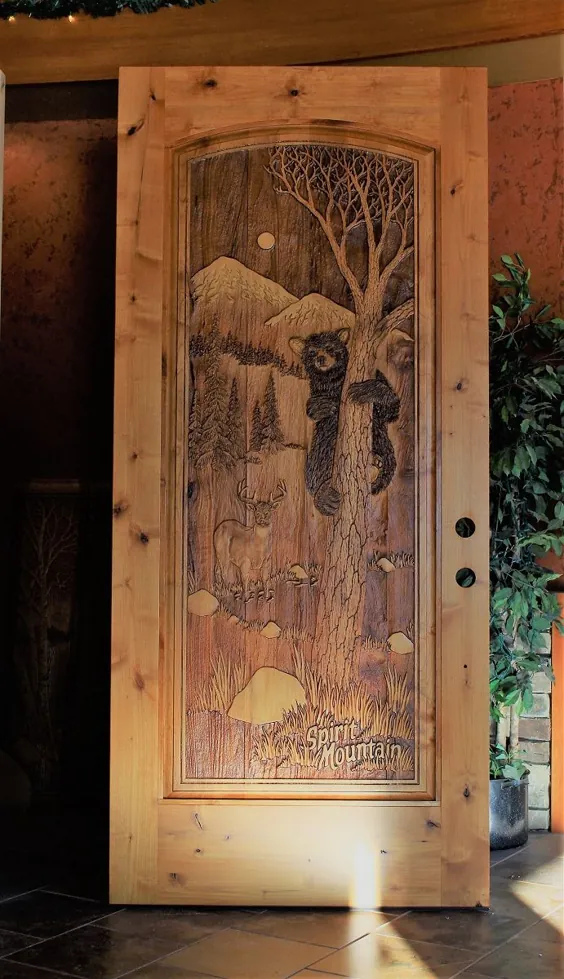 درهای چوبی دست ساز و تراشیده دستی |  شرکت Great River Door