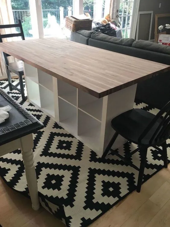 Redo Table Kit - Part 2 - Butcher Block IKEA Hack