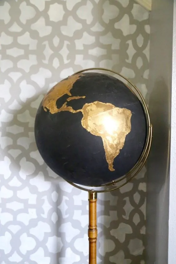 Globe Black Globe با لهجه های طلا // عشق و نوسازی