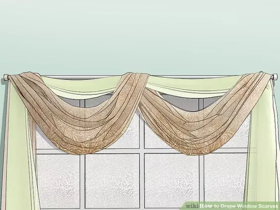 3 راه برای بستن روسری های پنجره