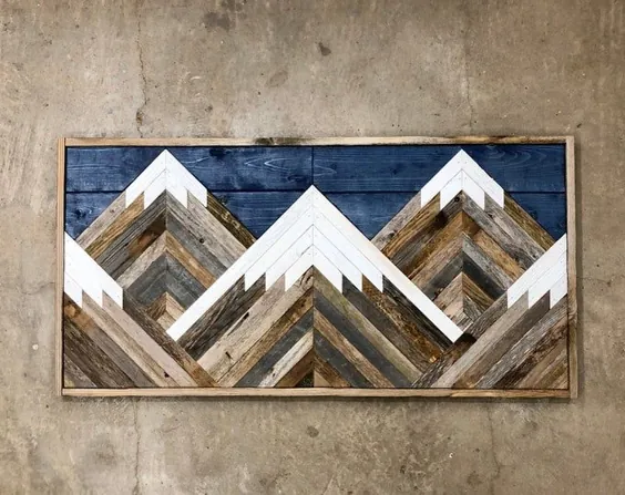 Shiplap Wall Planks Mountain Cabin |  اتسی