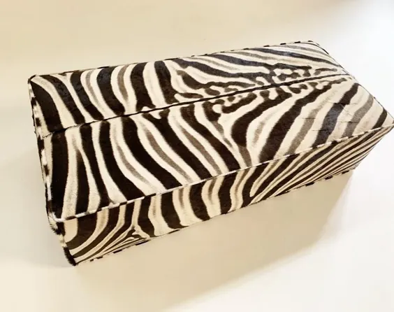 Forsyth Large Ottoman in Zebra