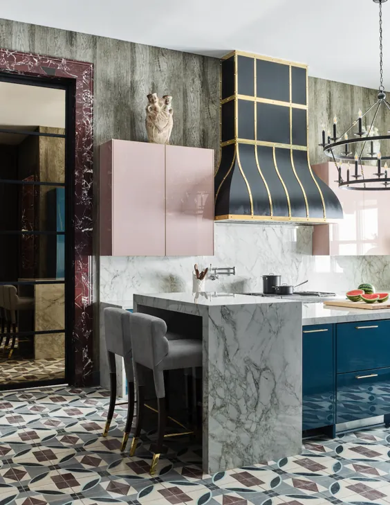 دکتون و سیلستون در خانه 2019 آشپزخانه زیبا سال |  کوزنتینو آمریکا