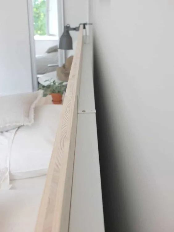 WOHNGOLDSTÜCK »DIY IKEA-Hack |  Eine neue Rückwand für das Malm Bett!  »