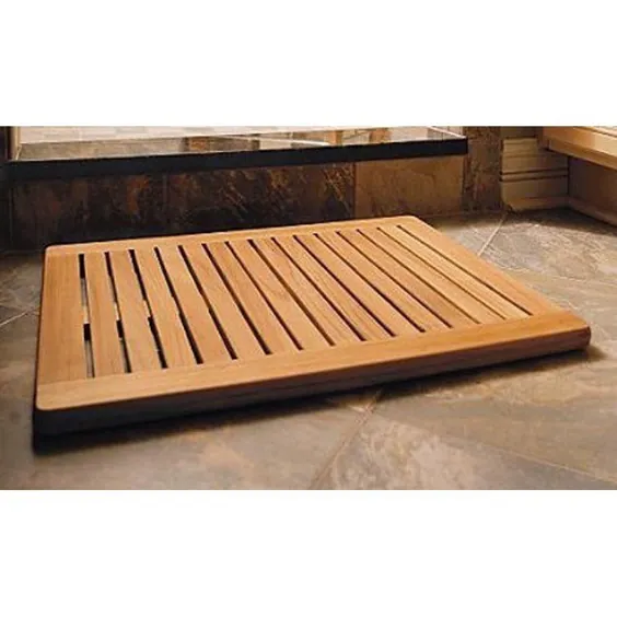 عمده فروشیTeak Grade A Teak Wood Large 30 "x24" Door / Shower / Spa / Bath Flo Mat #WMAXLFM - Walmart.com