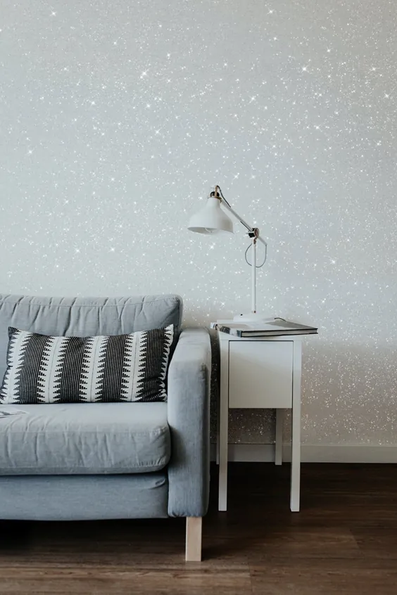 افزودنی رنگ Hemway Glitter Paint 100g برای امولسیون اکریلیک دیواری سقف اتاق خواب حمام (MICROFINE) - گل رز