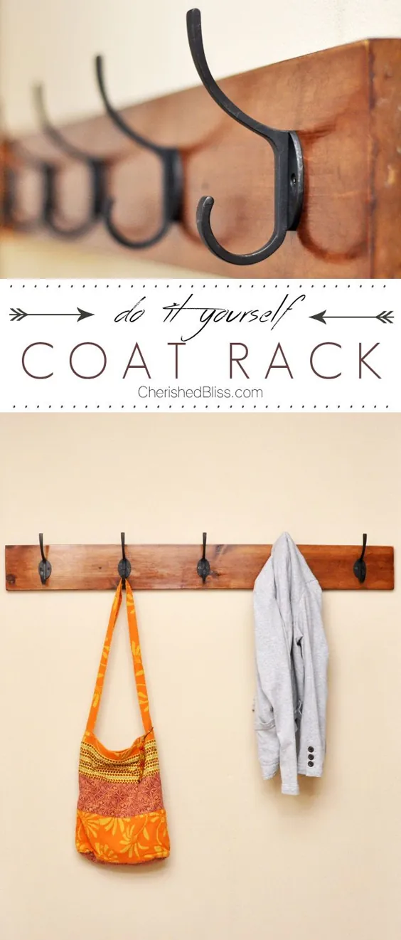 آموزش DIY Coat Rack - Cherished Bliss