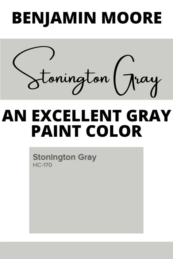 Stonington Grey A Benjamin Moore مورد علاقه - افسون Magnolia West