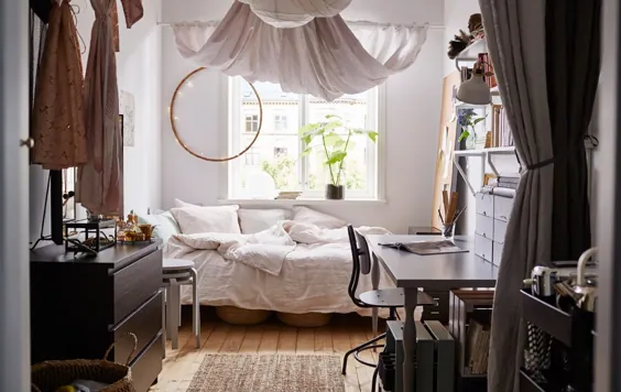 راه اندازی یک اتاق کوچک خوابگاهی: نحوه کار این است