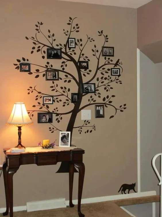 Wonderful DIY Amazing Tree Family Tree Wall