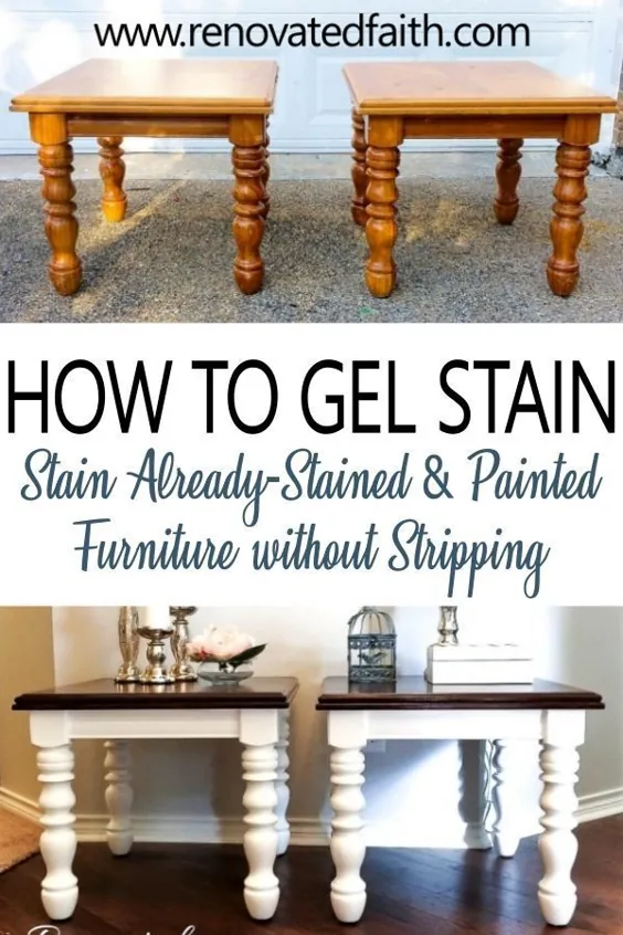 تکنیک EASY Gel Stain Over Stain (همچنین نحوه ایجاد ژل روی لکه روی رنگ!)