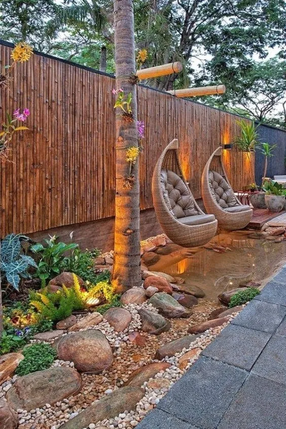 طرح های خیره کننده برای محوطه سازی باغ های تزئین شده | انگیزه DIY