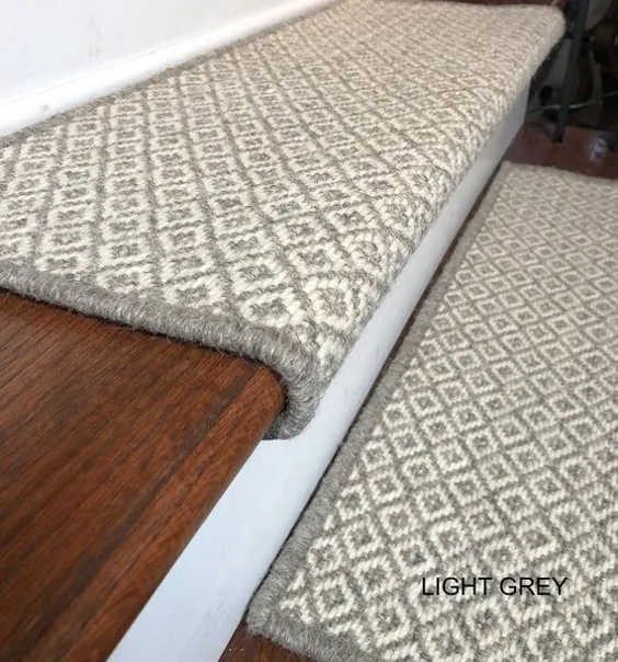 آجهای راه پله فرش پشمی - BRECKENRIDGE (خاکستری روشن)