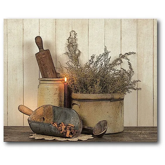Courtside Market Country Cooking 20 "X 16" Canvas Wall Art Multi