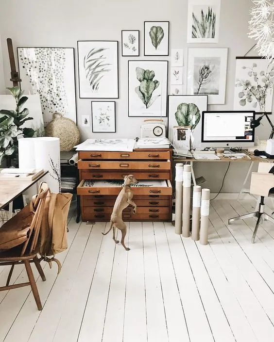 Creative Art Studio & Office - 10 نکته برای ایجاد یک دفتر کار خانگی مولد