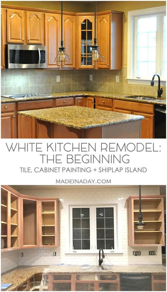 بازسازی آشپزخانه سفید: مرحله آغازین