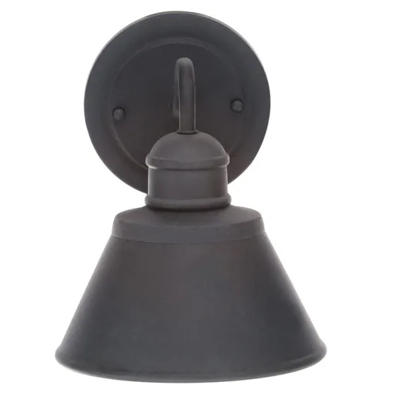 Hampton Bay 1-Light Zink Outdoor Wall Barn Light Sconce Lantern-HSP1691A - انبار خانه