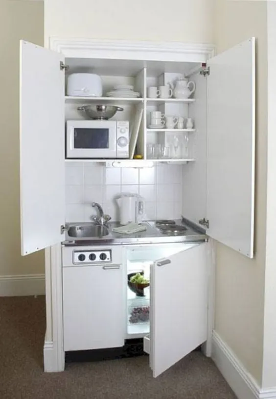 راهنمای طراحی آشپزخانه کوچک کارآمد برای آپارتمان
