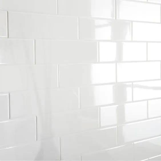 Daltile Restore 3 in x x 12 in. Ceramic Bright White Metro Tile (12 sq ft. / Case) -RE15312HD1P2 - The Home Depot