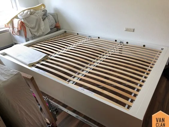 2،70 متر breites Familienbett auf Basis von Ikea Malm bauen |  vanclan.de