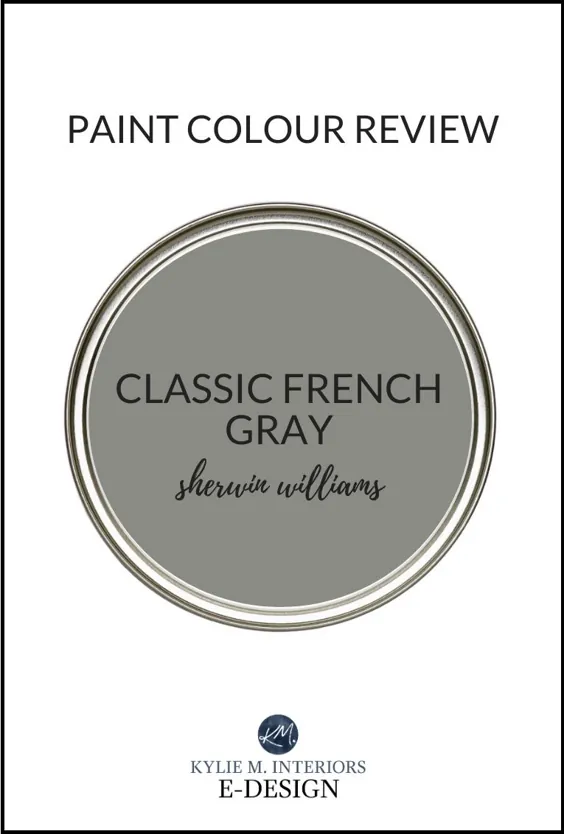 نقد و بررسی سریع رنگ رنگ: Sherwin Williams Classic French Grey SW 0077 - Kylie M Interiors