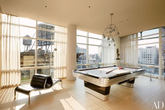 14 اتاق بیلیارد زیبا که می توانید به سبک بازی کنید |  خلاصه معماری