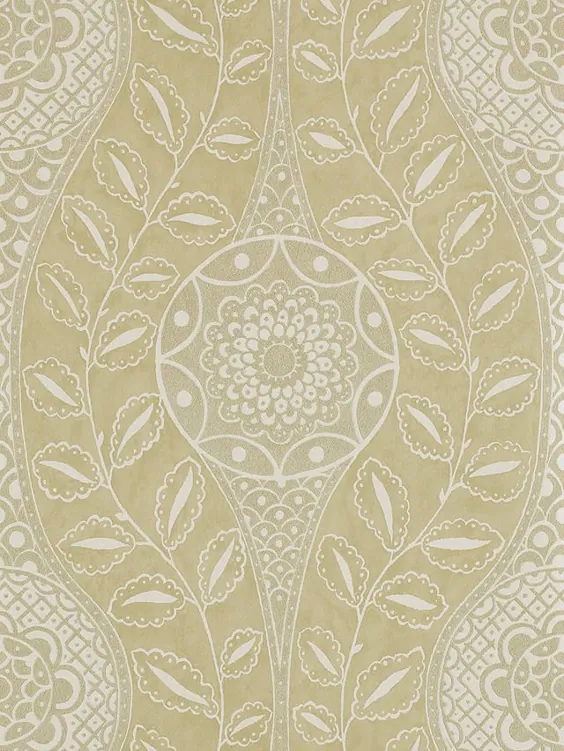 Arlequin Florentine Wallpaper Paste the Wallpaper، Antique Gold، 110633
