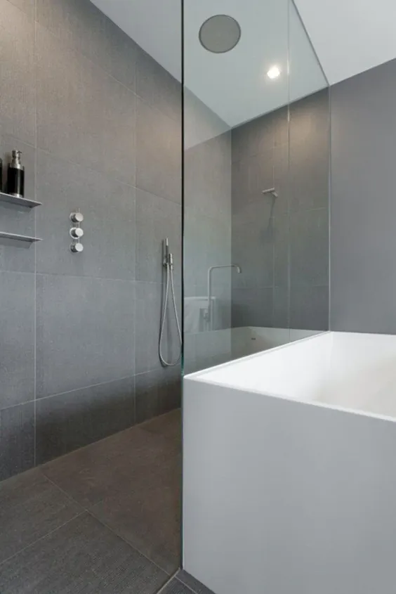 43 حمام زیبا و مینیمالیستی با صفحه شیشه ای برای اتاق دوش Matchness.com