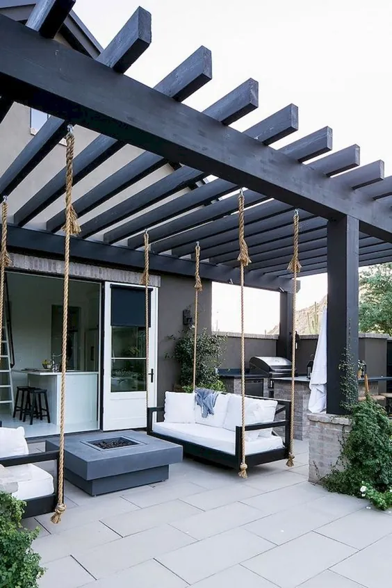 50 ایده زیبا برای طراحی آلاچیق برای حیاط خانه شما - Gardenholic