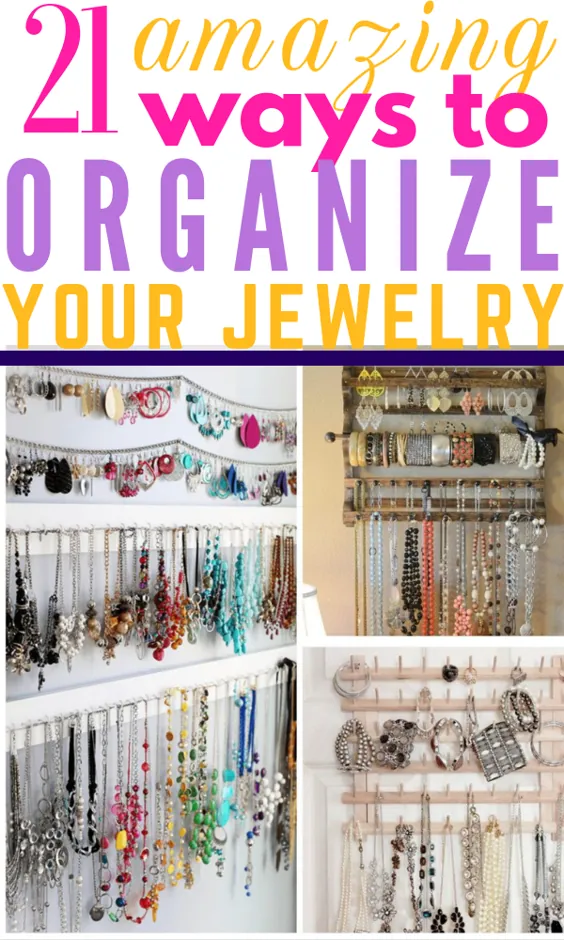20 ایده شگفت انگیز سازمان جواهرات که نحوه نمایش و سازماندهی جواهرات شما را دگرگون می کند