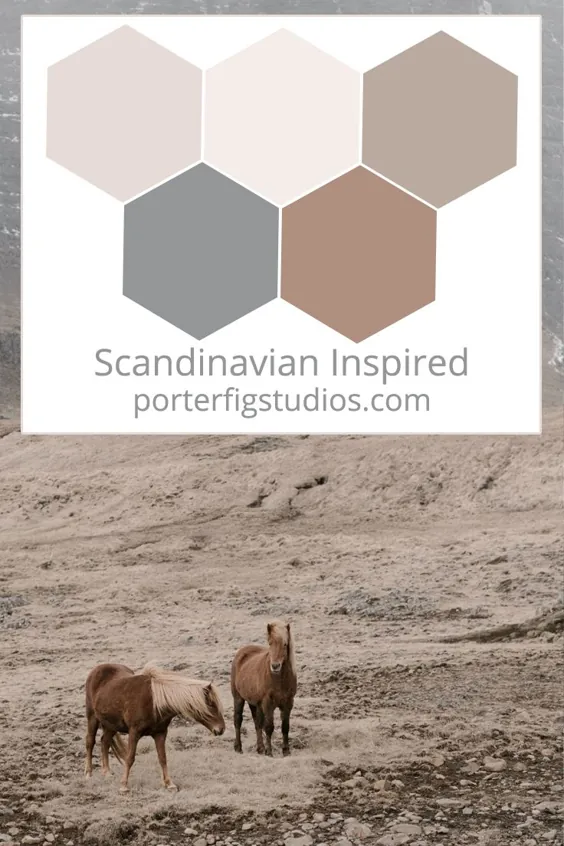 5 بهترین پالت رنگی با الهام از اسکاندیناوی -