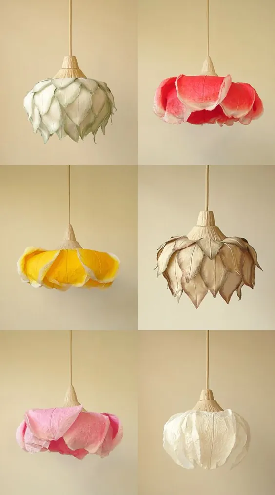 لامپ های کاغذی زیبا توسط ساچی موراماتسو.  - همه چیز در مورد Papercutting