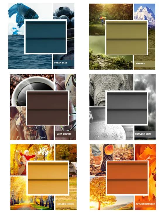 ایده های طرح های رنگی خانه |  پالت رنگ برای نمای بیرونی خانه