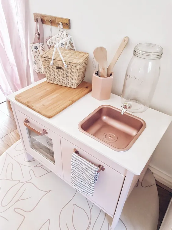 DIY: یک آشپزخانه کودک نو پا Montessori ، IKEA HACK