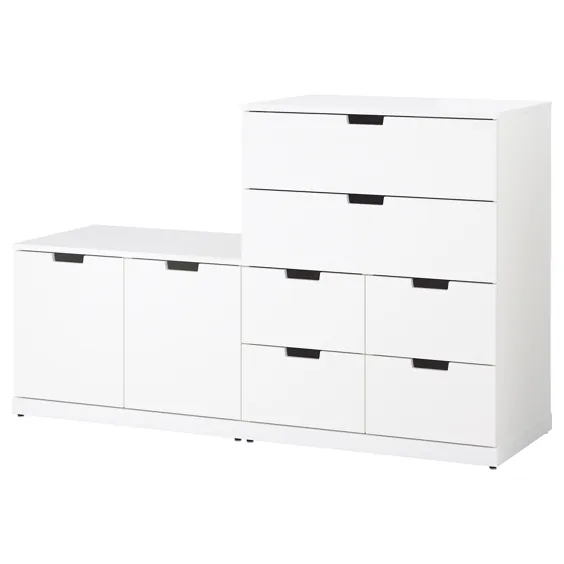 NORDLI Kommode mit 8 Schubladen ، weiß ، 160x99 سانتی متر. کافن هیر - IKEA Österreich