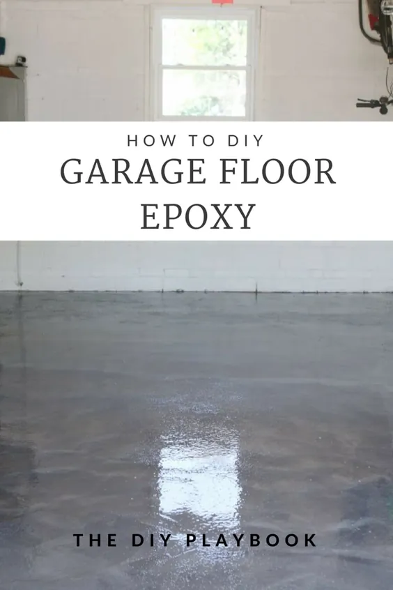 آب بندی Garage Floor DIY Project with Epoxy |  The DIY Playbook