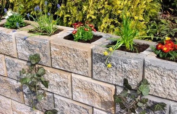 ایده های دیوار حائل ارزان - انتخاب مواد برای دیوارهای باغ