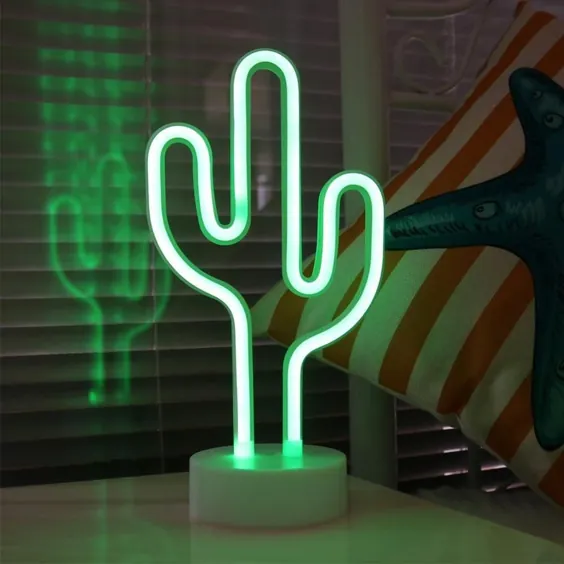 چراغ شب LED Cactus