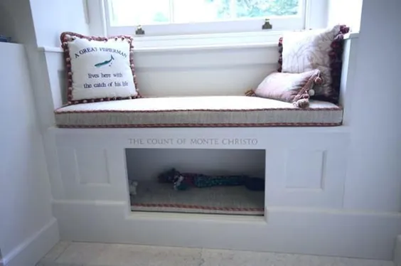تختخواب خانگی برای صرفه جویی در فضا ، گوشه های سگ DIY مناسب برای مکان های کوچک