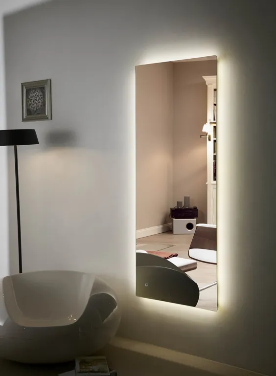 آینه LED حمام با نور پس زمینه Anzo IV