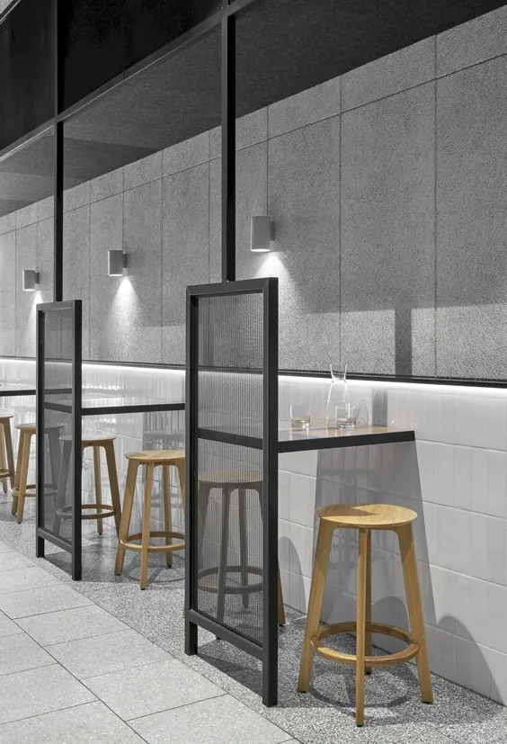 Sable Drop Cafe - Monash Caulfield: یک فضای کافه انعطاف پذیر با باند سبز رنگی و فضای داخلی خنثی