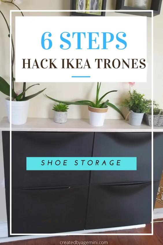 Ikea Hack - محل نگهداری کفش
