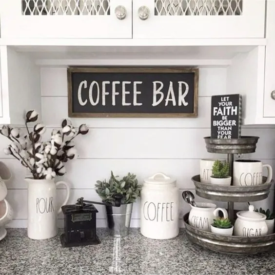 8 ایده کافی شاپ برای پیشخوان آشپزخانه برای همه مادران قهوه دوست