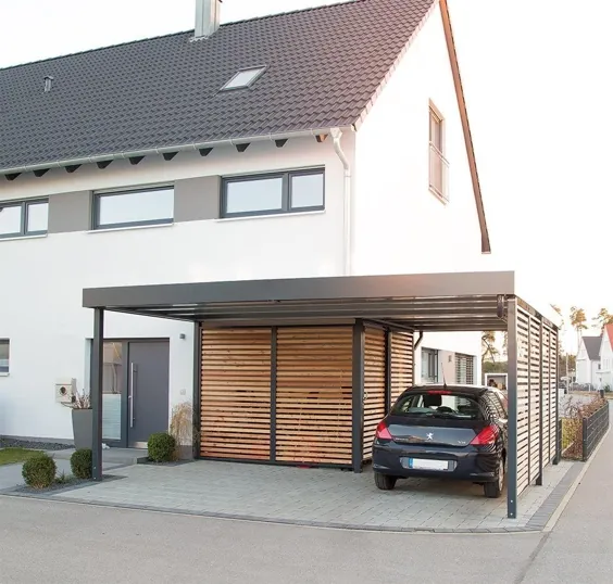 Moderne Carports und Garagen. Maßgeschneiderte Ideen