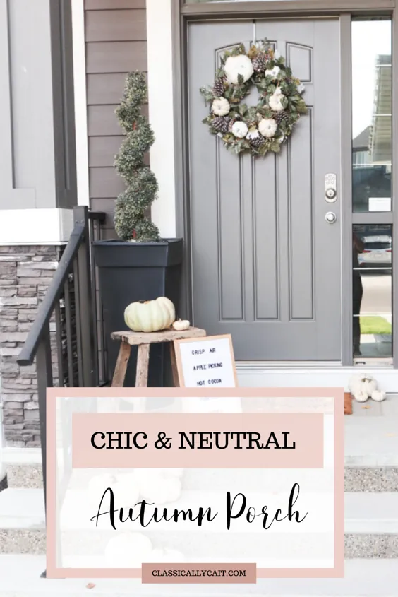 دکوراسیون CHIC FRONT FALL PORCH