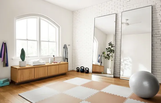 آینه های کج تمام طول اینفینیتی - آینه های مدرن - دکوراسیون منزل مدرن - اتاق و تخته
